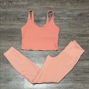 EUC Lululemon Align Set. Size Top 6/Bottom 4